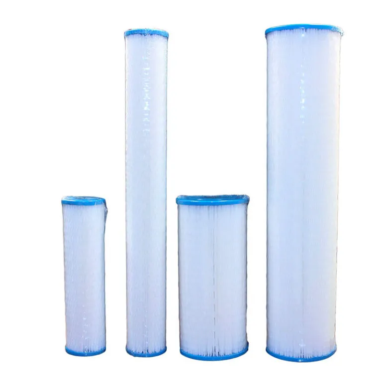 CARTUCHOS PLIZADOS LAVABLES PARA PURIFICACIÓN DE AGUA