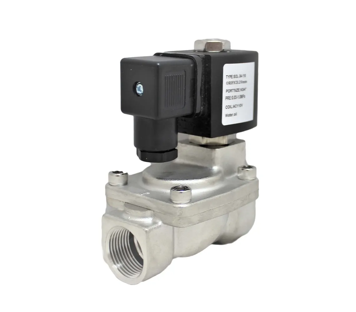 VALVULAS SELENOIDE DE 1/2"-2"